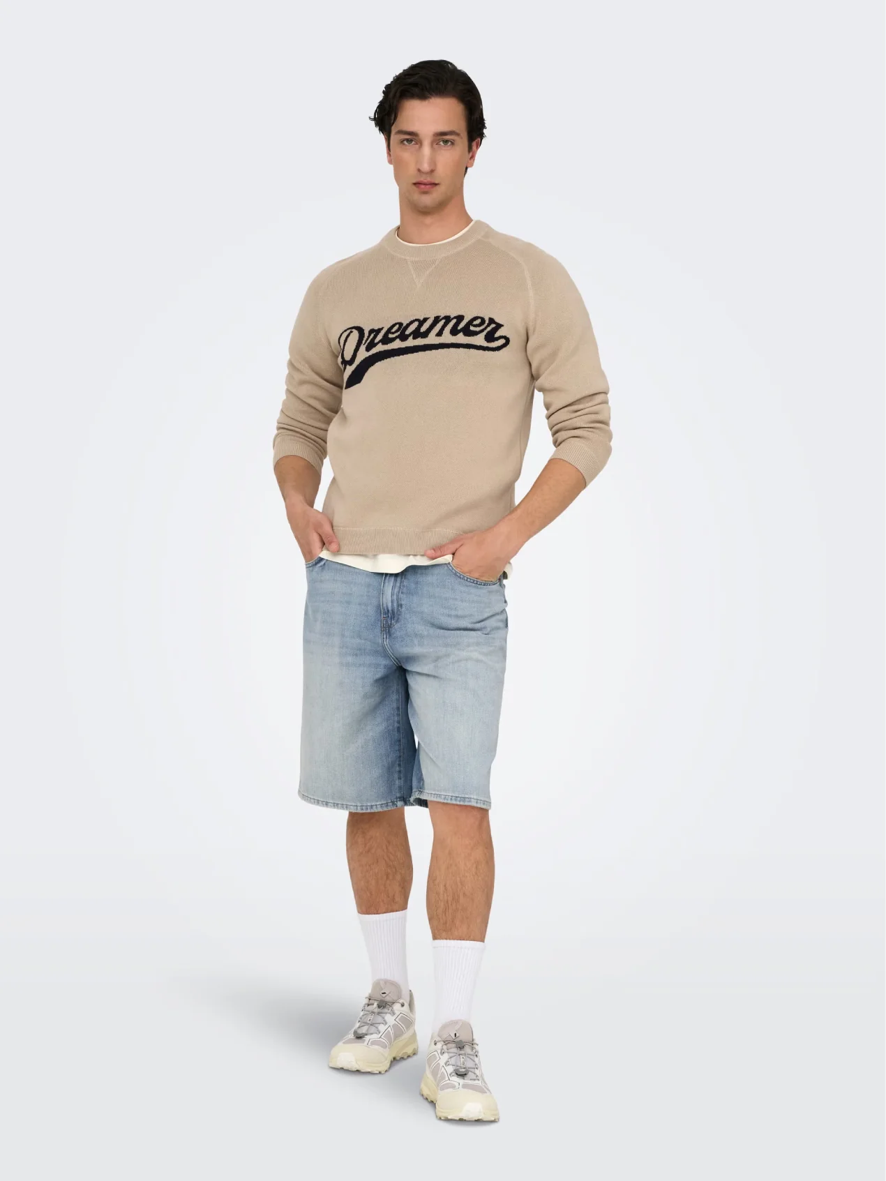 Only & Sons Pantaloncino in jeans da uomo Carl Ball - Image 3