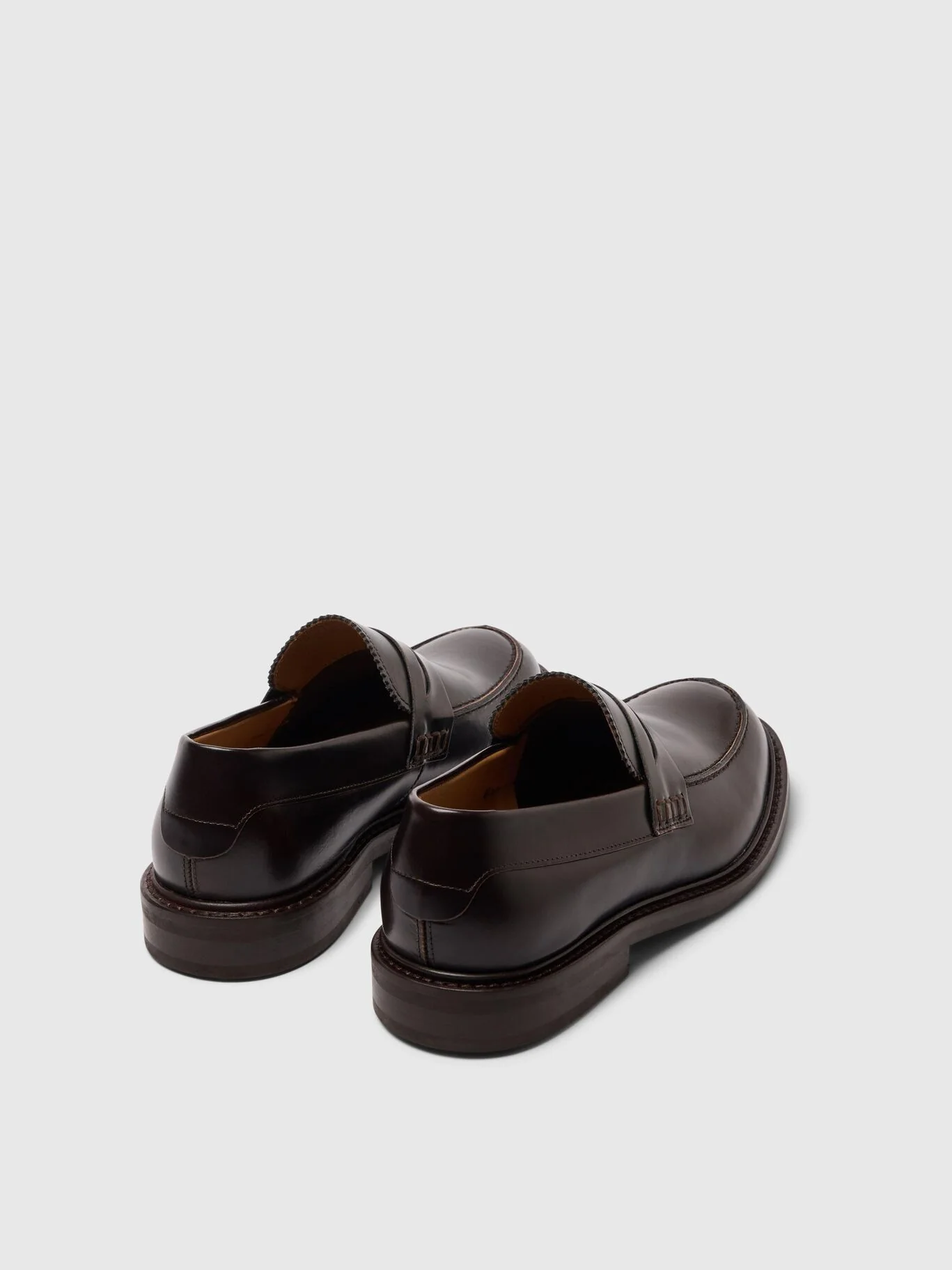Selected Mocassino in pelle da uomo Carter marrone - Image 4