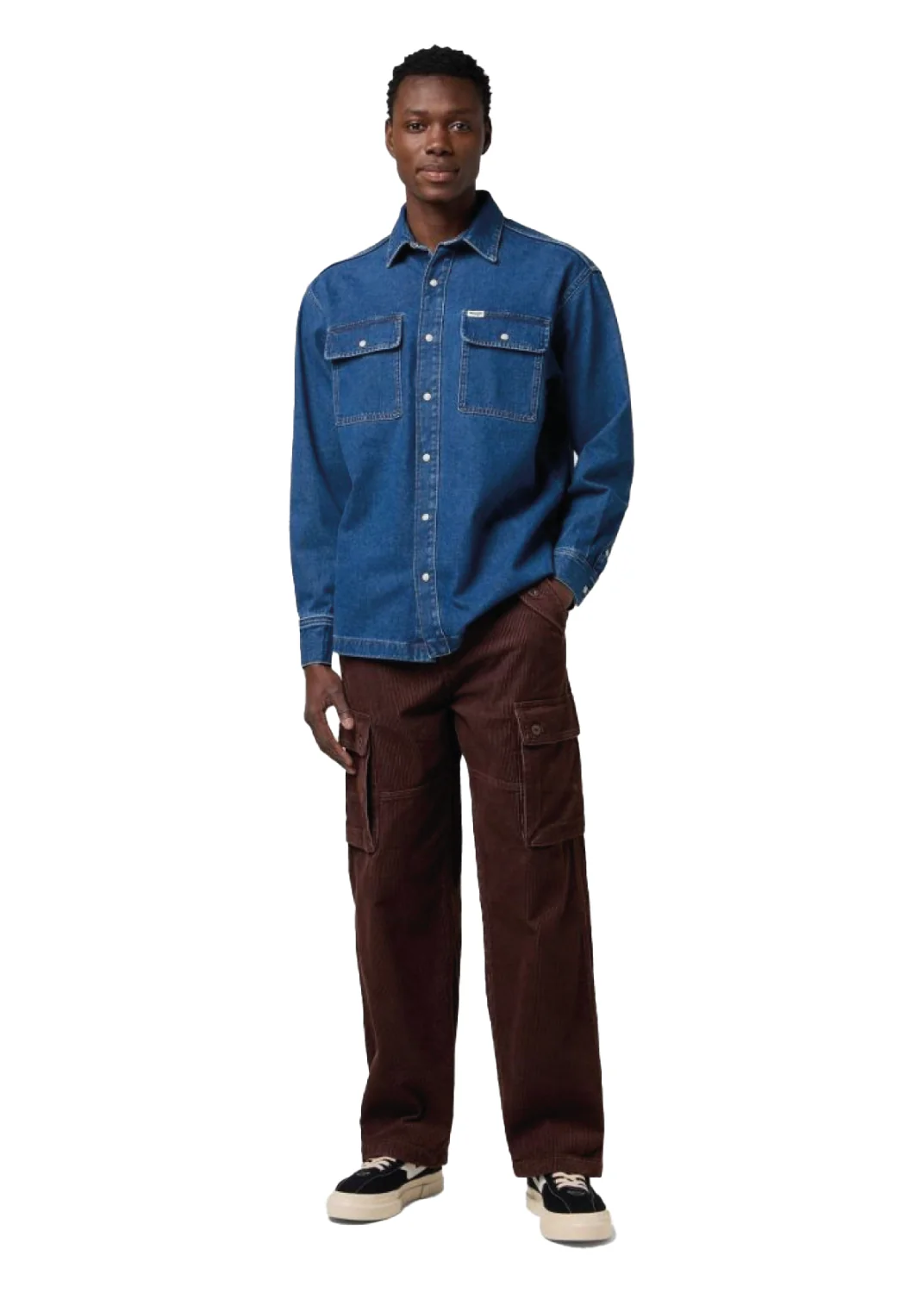 Wrangler Pantalone da uomo in velluto con tasconi Casey Jones - Image 3