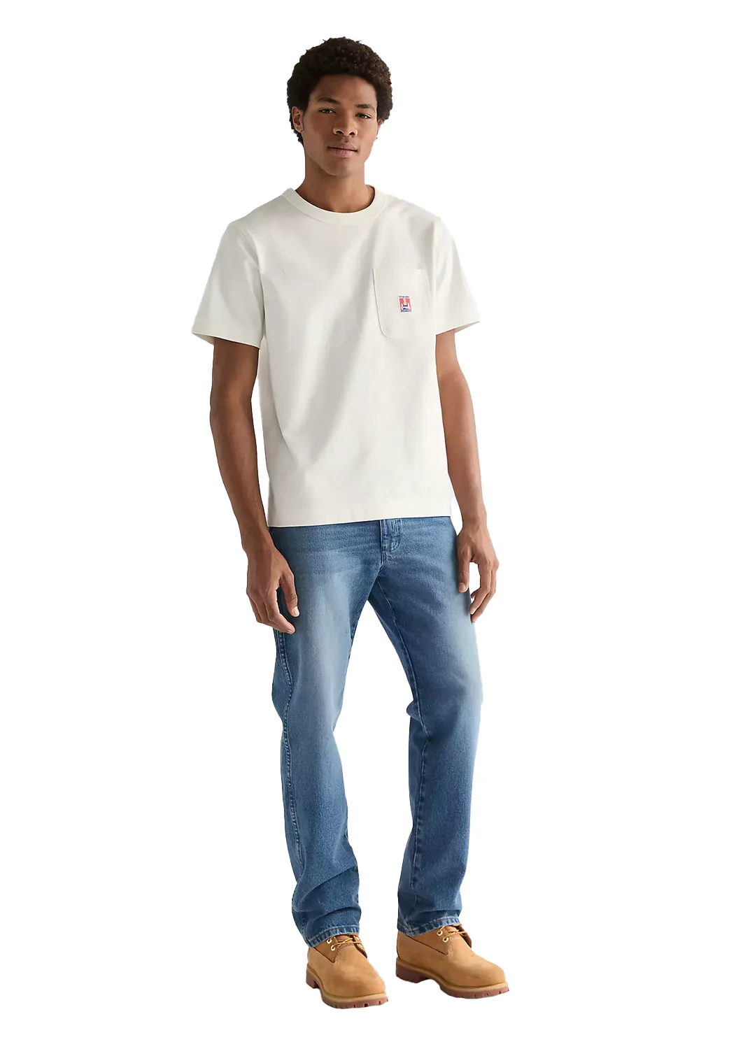 Wrangler T-Shirt da uomo manica corta con taschino Casey Jones - Image 3