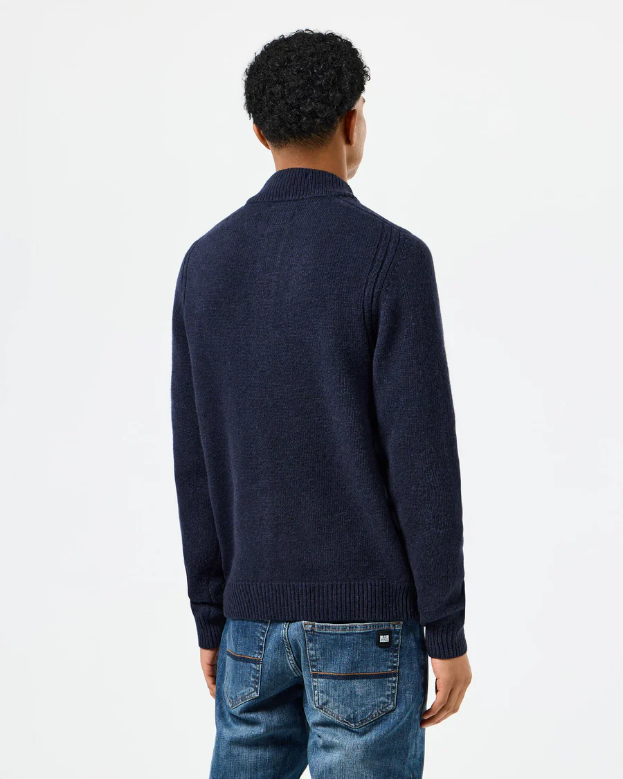 Weekend Offender Maglia in lana da uomo Castillos blu - Image 3