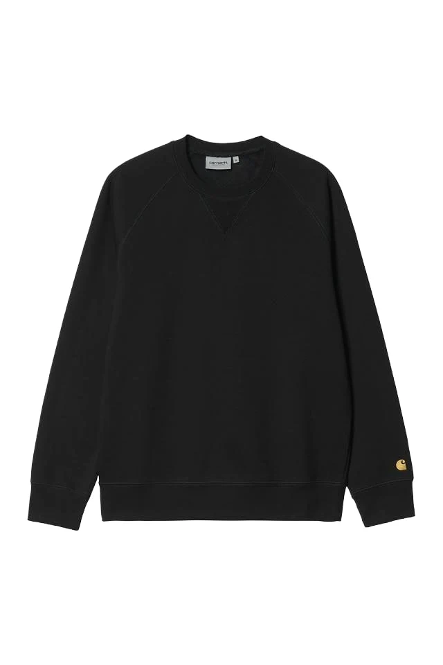 Carhartt Wip Felpa girocollo da uomo Chase nera