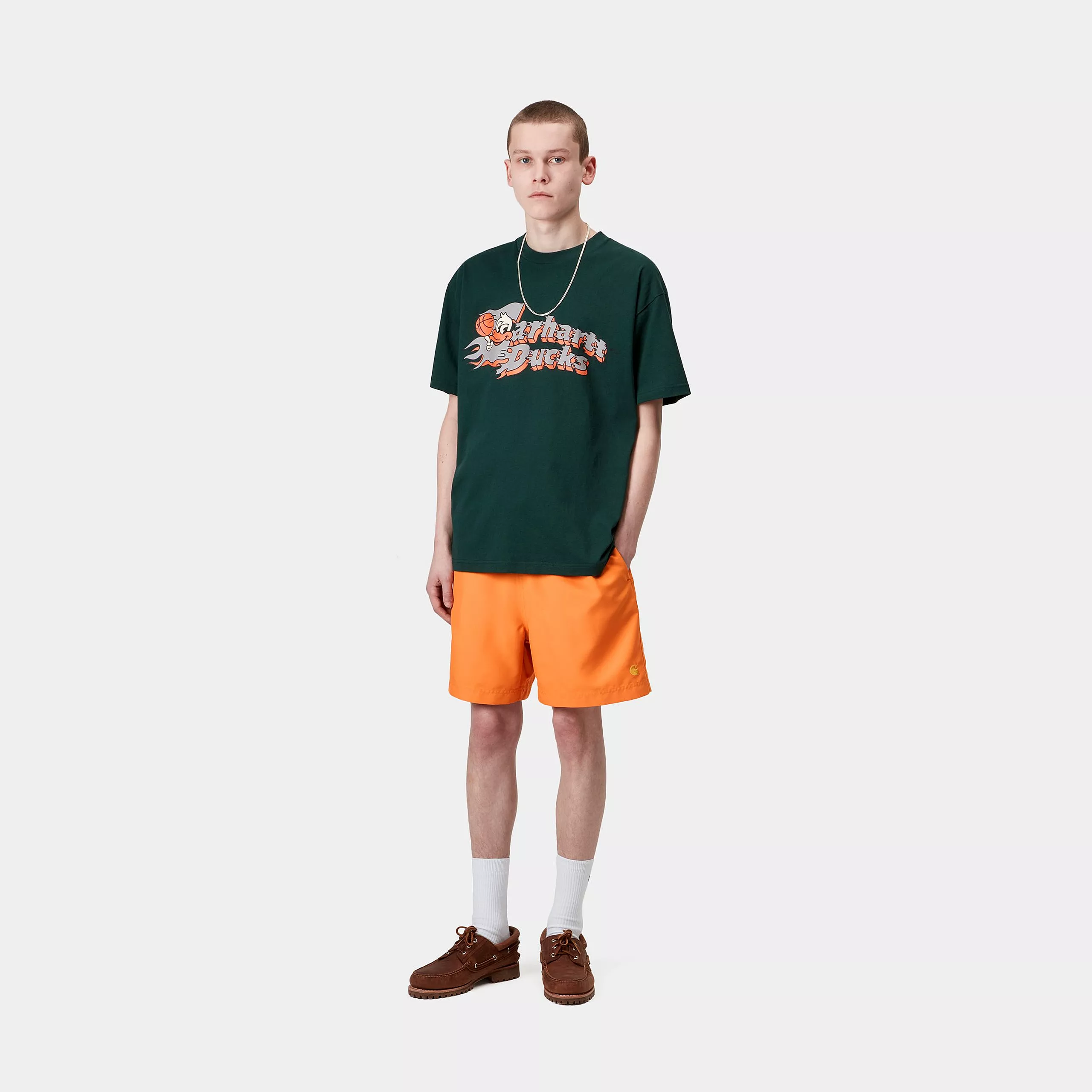 Carhartt Wip Costume da uomo Chase arancione - Image 4