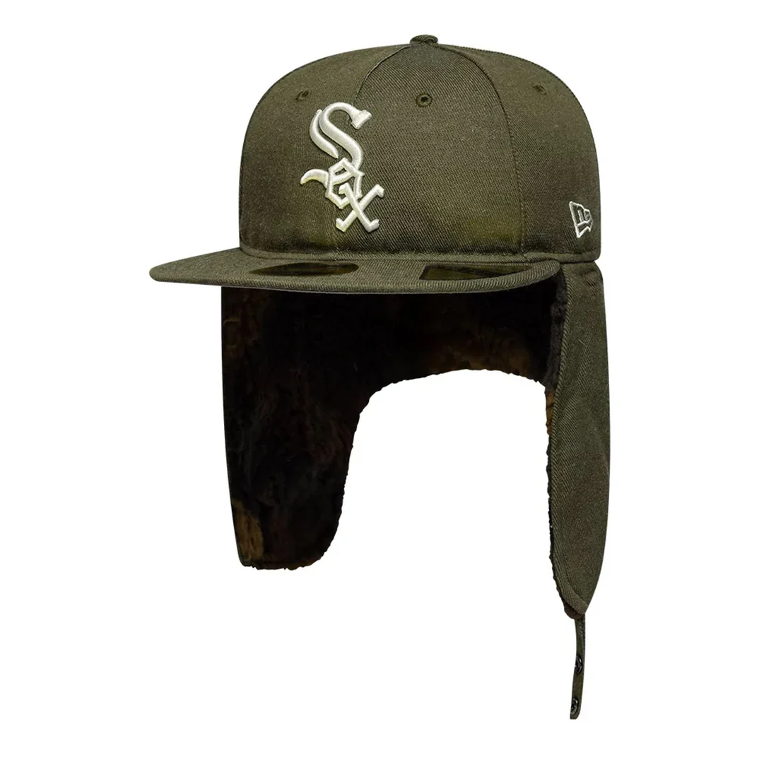 New Era Cappellino con para orecchie Chicago White Sox MLB verde