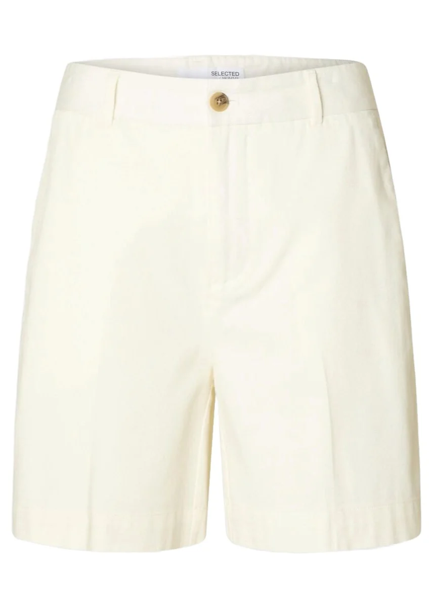 Selected Pantaloncino da uomo Chino panna