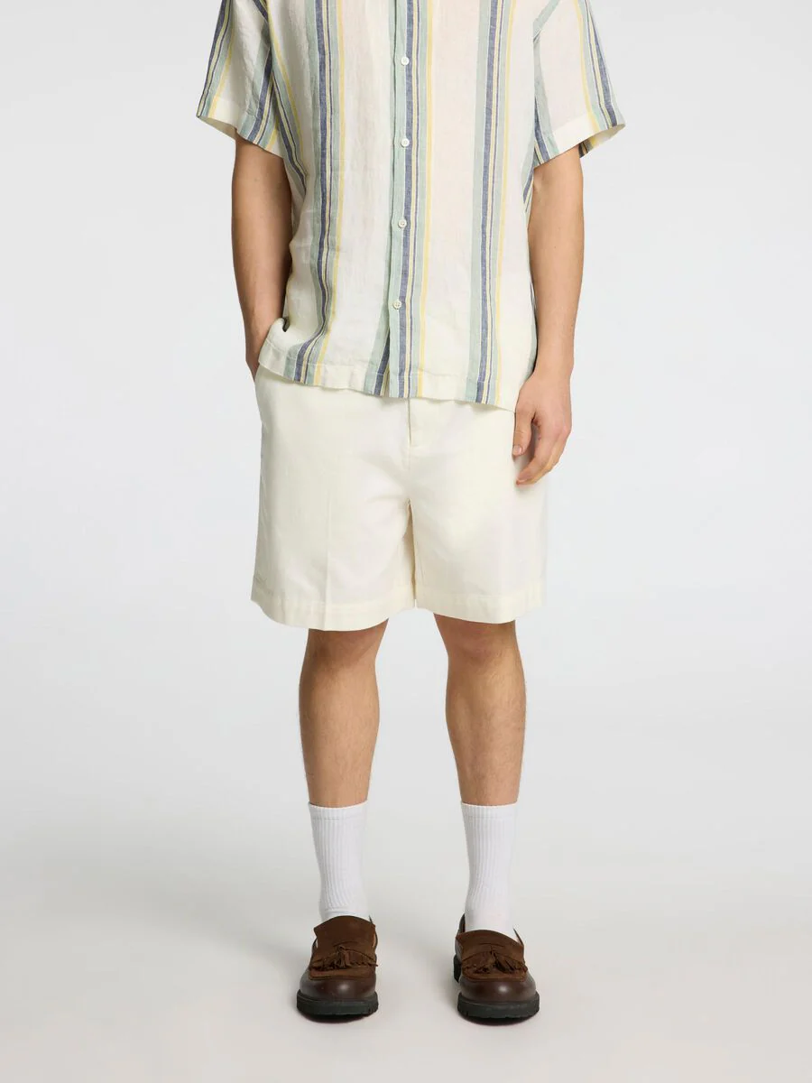 Selected Pantaloncino da uomo Chino panna - Image 2