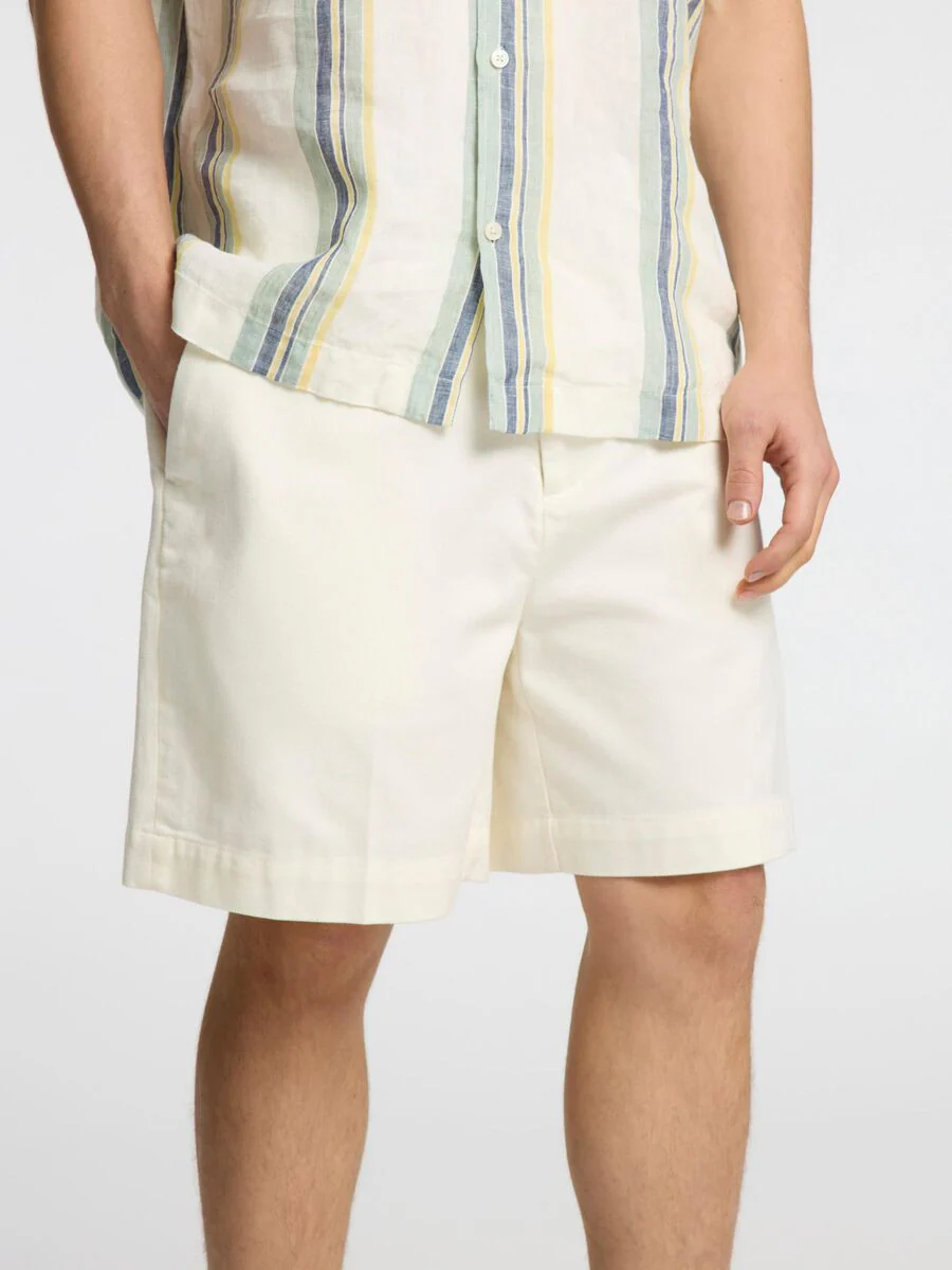 Selected Pantaloncino da uomo Chino panna - Image 5