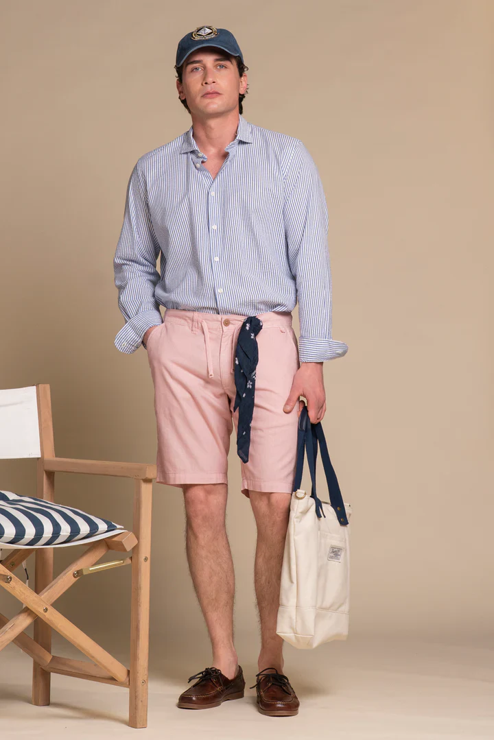 Impure Pantaloncino in cotone da uomo Nils rosa - Image 3