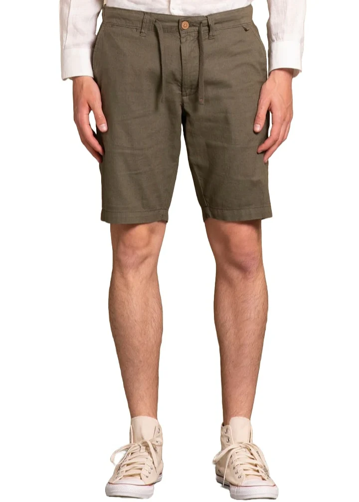 Impure Pantaloncino in cotone da uomo Nils verde