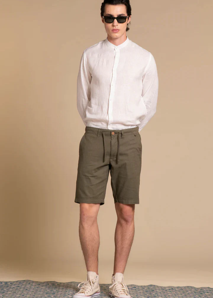 Impure Pantaloncino in cotone da uomo Nils verde - Image 2