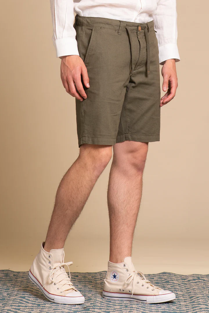 Impure Pantaloncino in cotone da uomo Nils verde - Image 3