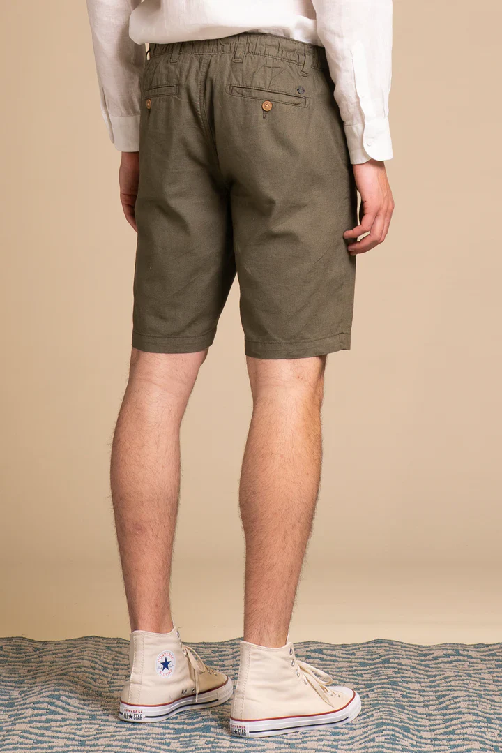 Impure Pantaloncino in cotone da uomo Nils verde - Image 4