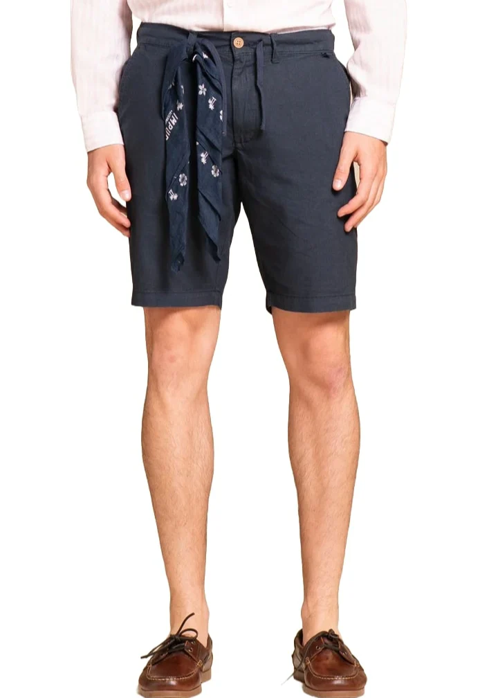 Impure Pantaloncino in cotone da uomo Nils blu