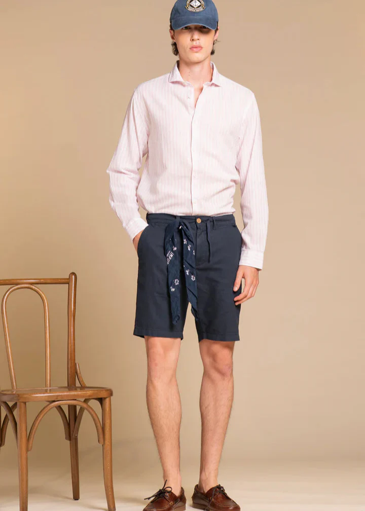 Impure Pantaloncino in cotone da uomo Nils blu - Image 2