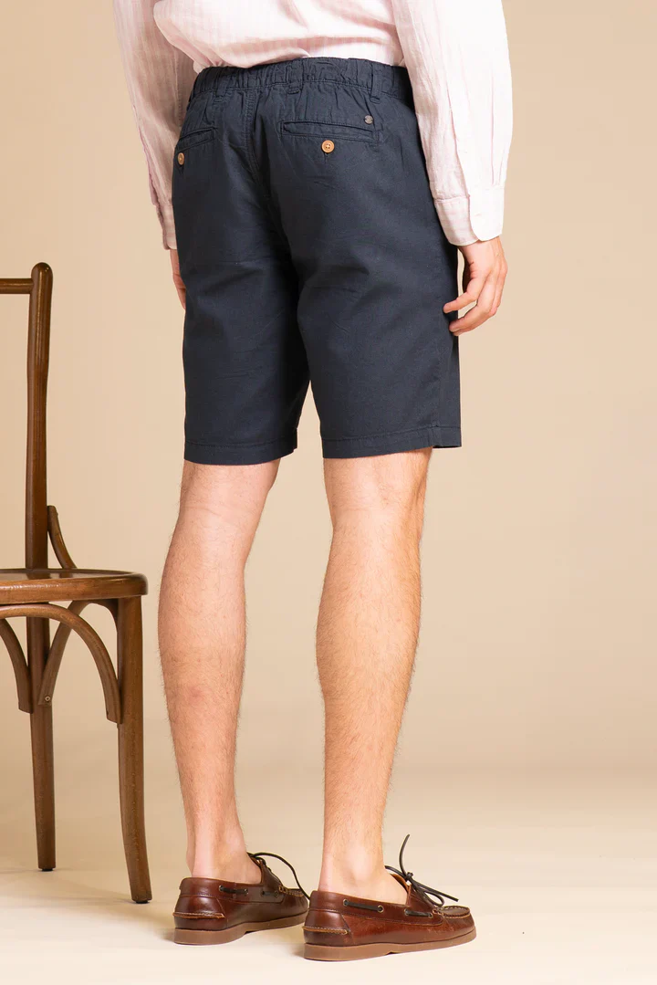 Impure Pantaloncino in cotone da uomo Nils blu - Image 4