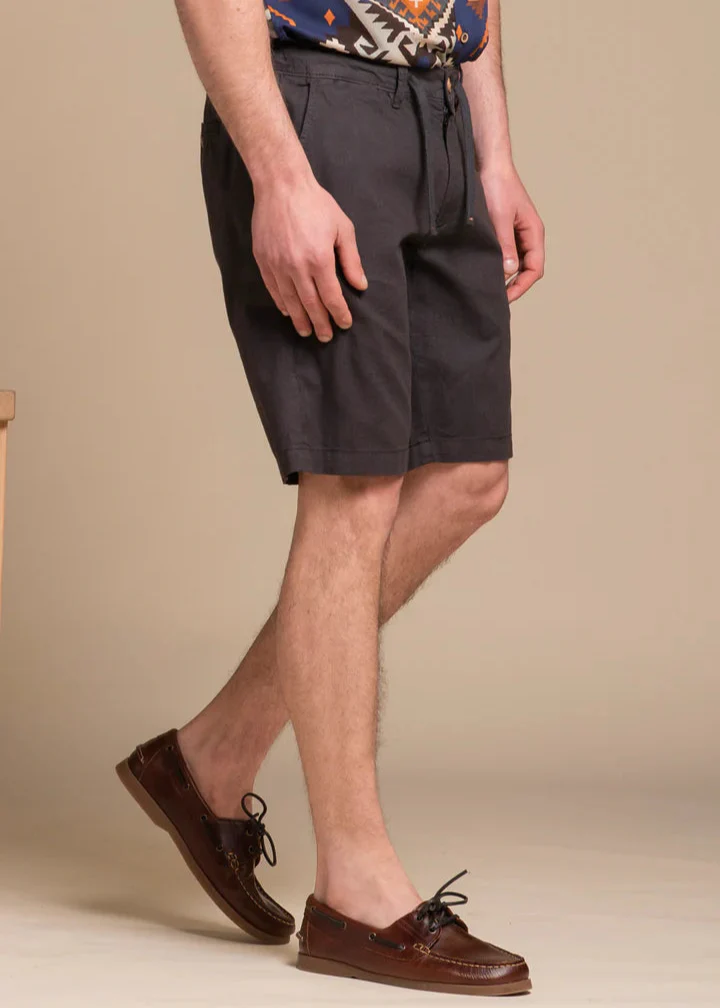 Impure Pantaloncino in cotone da uomo Nils nero - Image 2