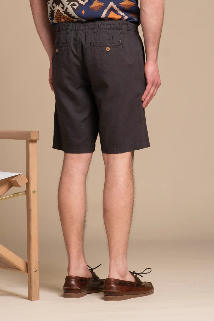Impure Pantaloncino in cotone da uomo Nils nero - Image 3