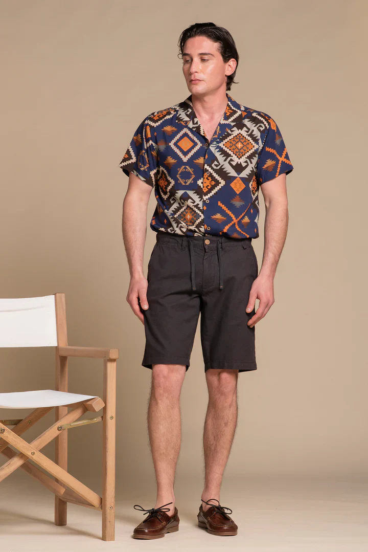 Impure Pantaloncino in cotone da uomo Nils nero - Image 4