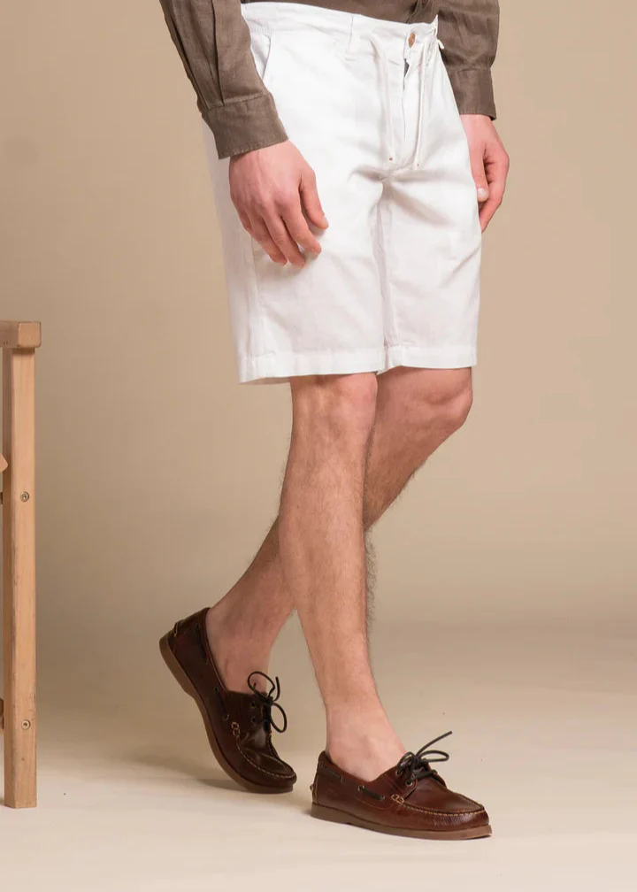 Impure Pantaloncino in cotone da uomo Nils bianco - Image 2