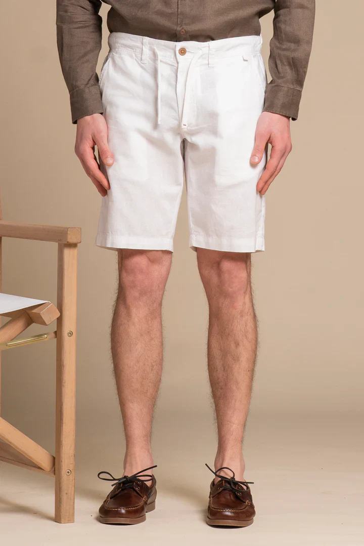 Impure Pantaloncino in cotone da uomo Nils bianco - Image 3