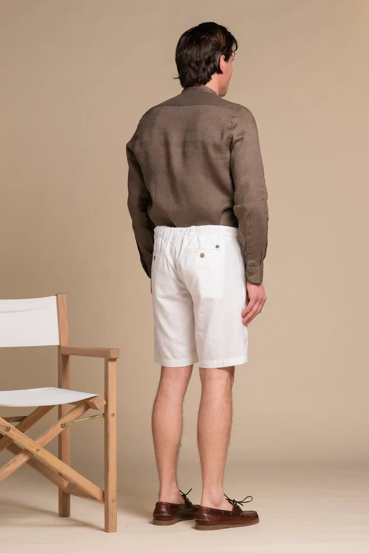 Impure Pantaloncino in cotone da uomo Nils bianco - Image 4