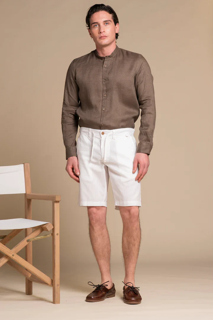 Impure Pantaloncino in cotone da uomo Nils bianco - Image 5