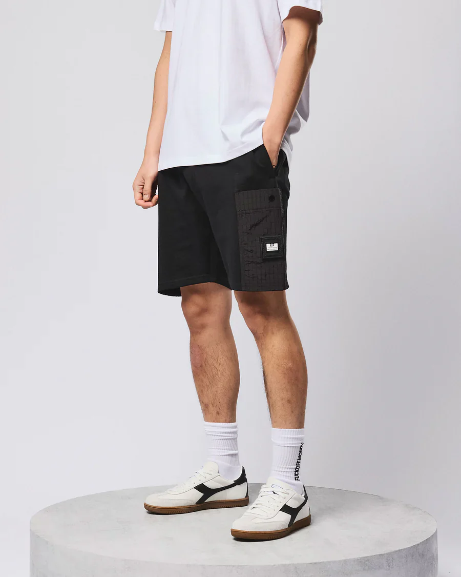 Weekend Offender Pantaloncino in felpa da uomo Chiyoda nero - Image 3