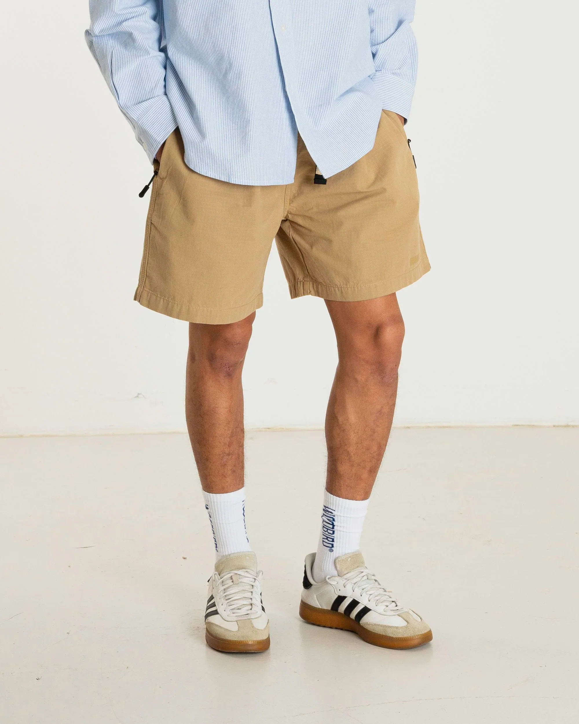 Woodbird Pantaloncino in nylon da uomo Choi Rib - Image 3