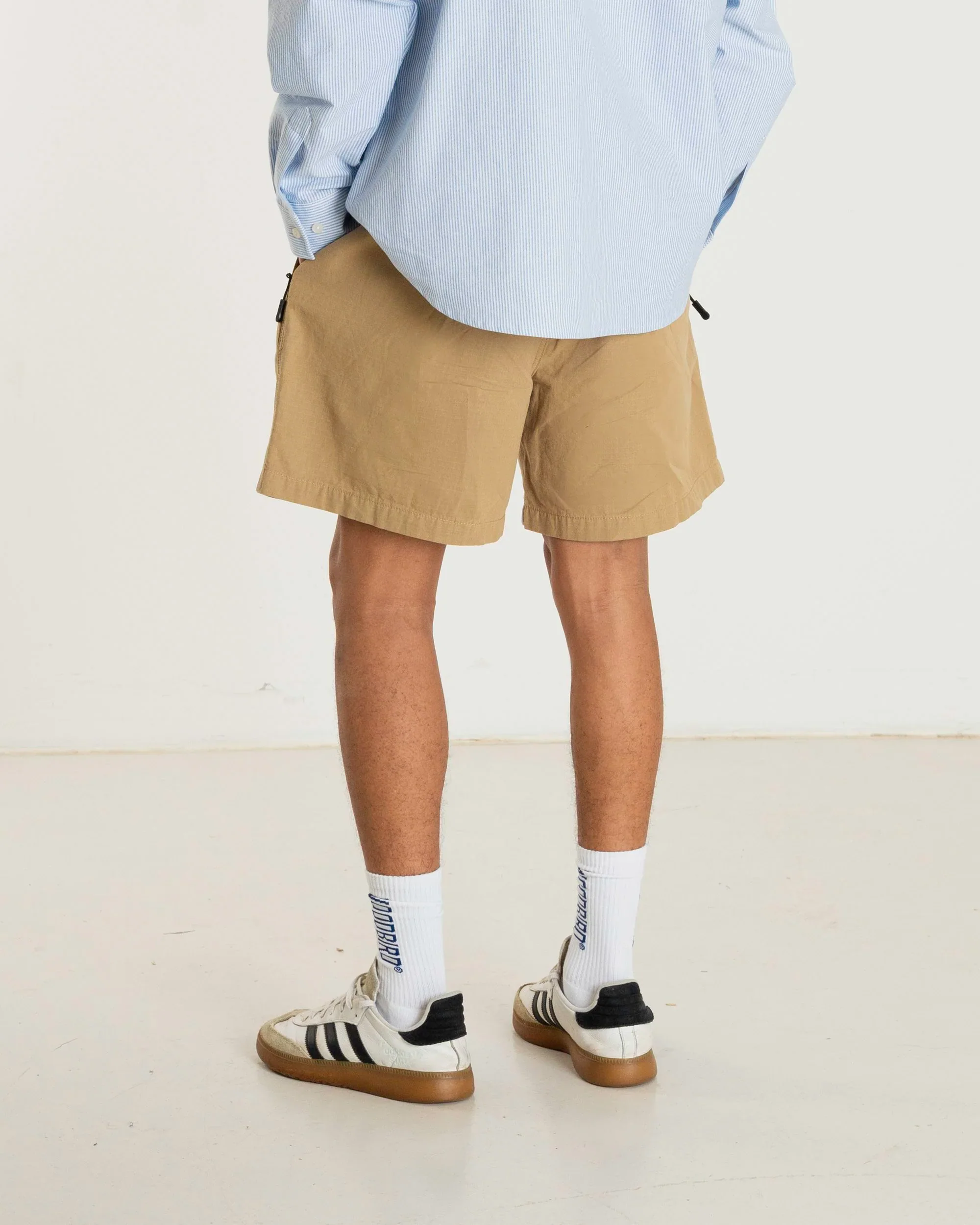 Woodbird Pantaloncino in nylon da uomo Choi Rib - Image 4