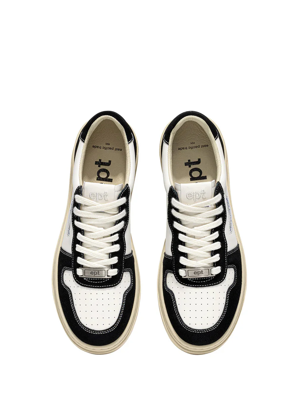 East Pacific Trade Sneakers Court  bianca/nera - Image 3