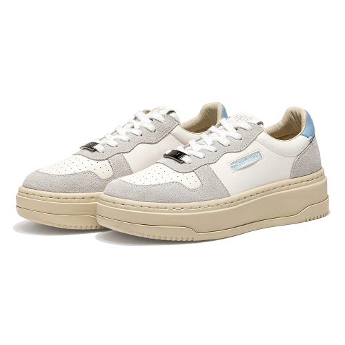 East Pacific Trade Sneaker donna Court High Grigio/bianche - Image 3