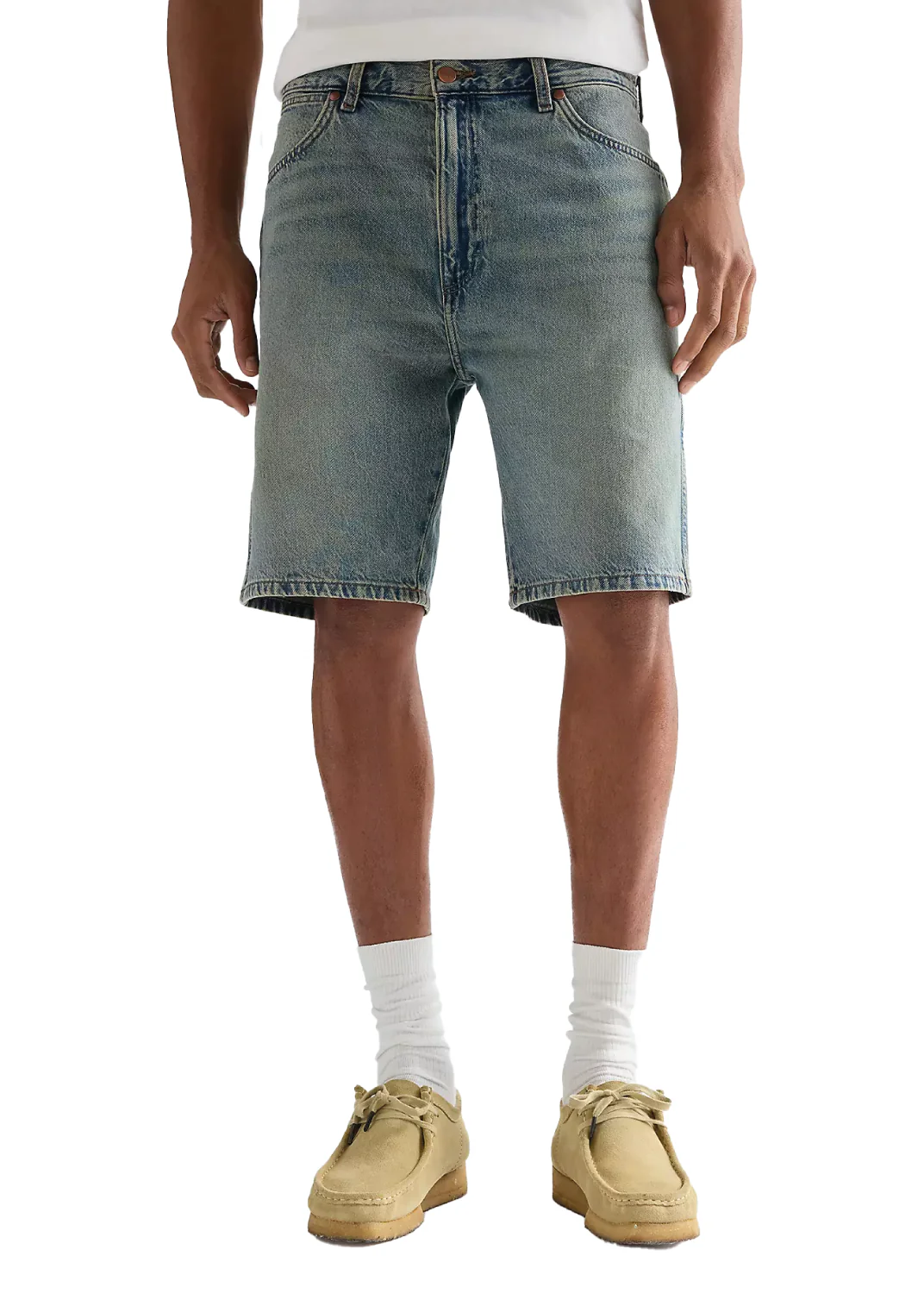 Wrangler Pantaloncino in jeans da uomo Cowboy Toughlite