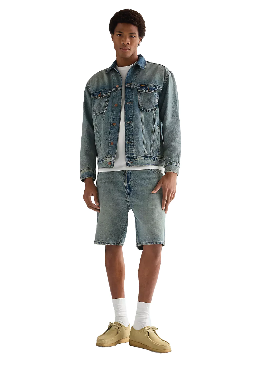 Wrangler Pantaloncino in jeans da uomo Cowboy Toughlite - Image 3