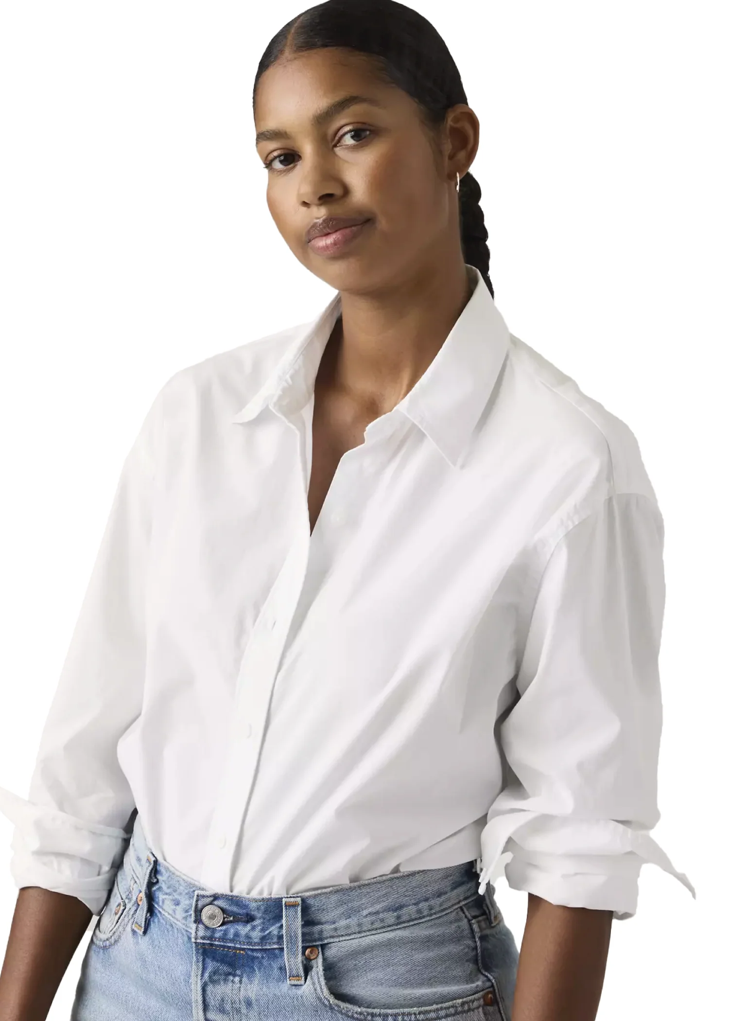 Levi's Camicia corta da donna Harlie bianca - Image 2