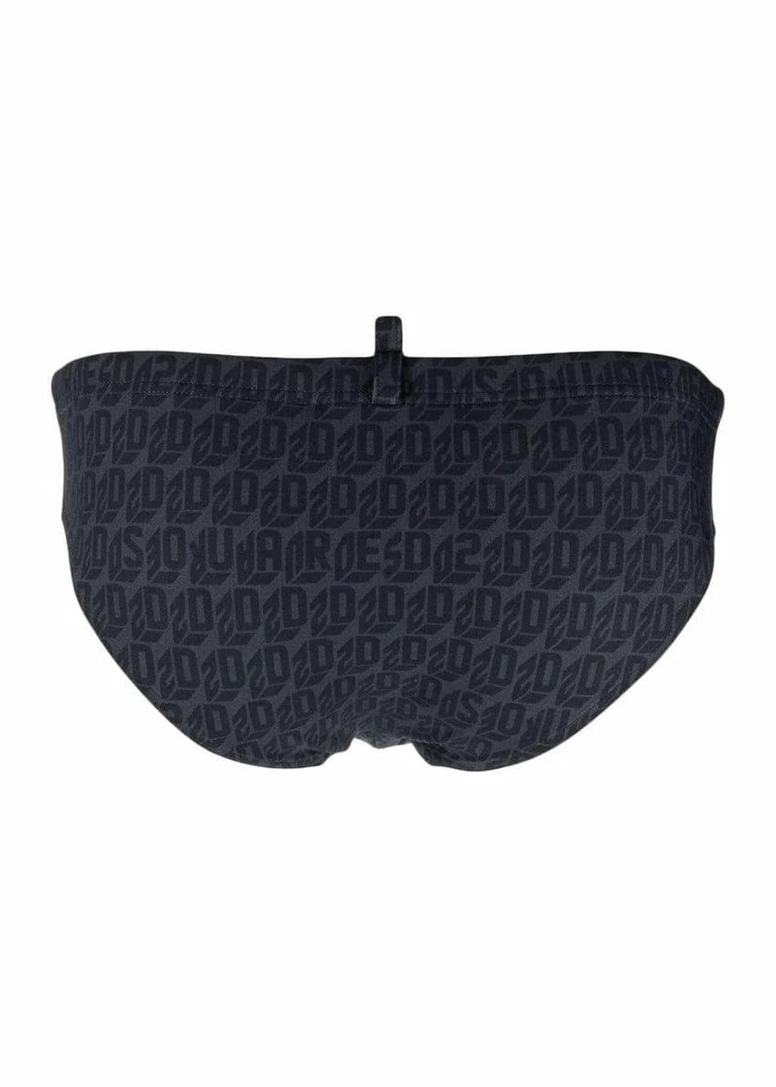 Dsquared2 Costume a slip Con stampa da uomo - Image 2