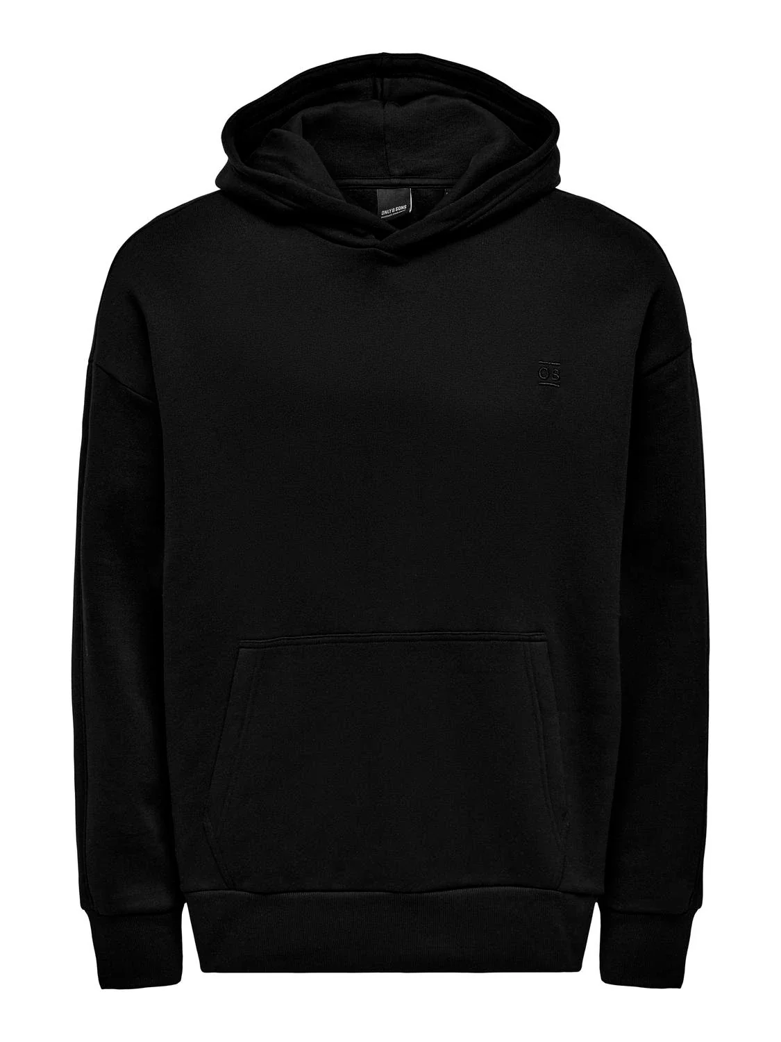 Only & Sons Felpa con cappuccio da uomo Dan nera