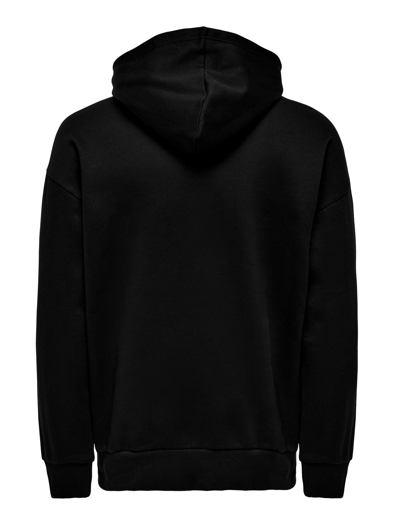 Only & Sons Felpa con cappuccio da uomo Dan nera - Image 2