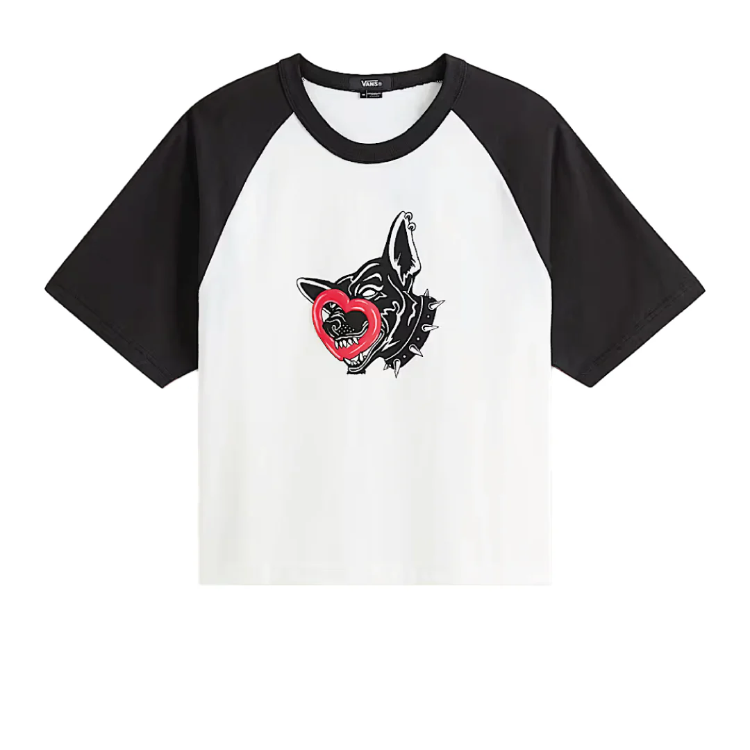 Vans T-Shirt da uomo manica corta Dayana Dog bianca