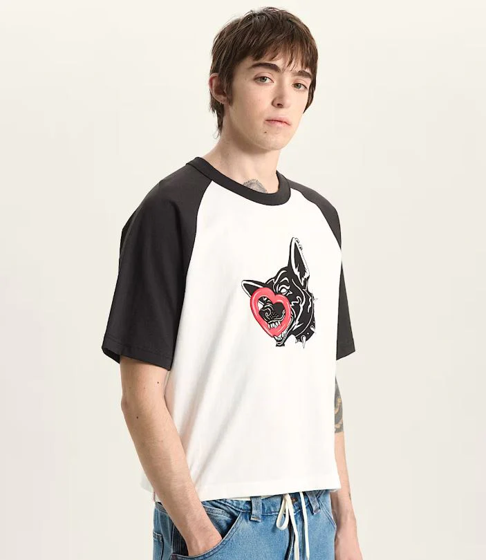 Vans T-Shirt da uomo manica corta Dayana Dog bianca - Image 3