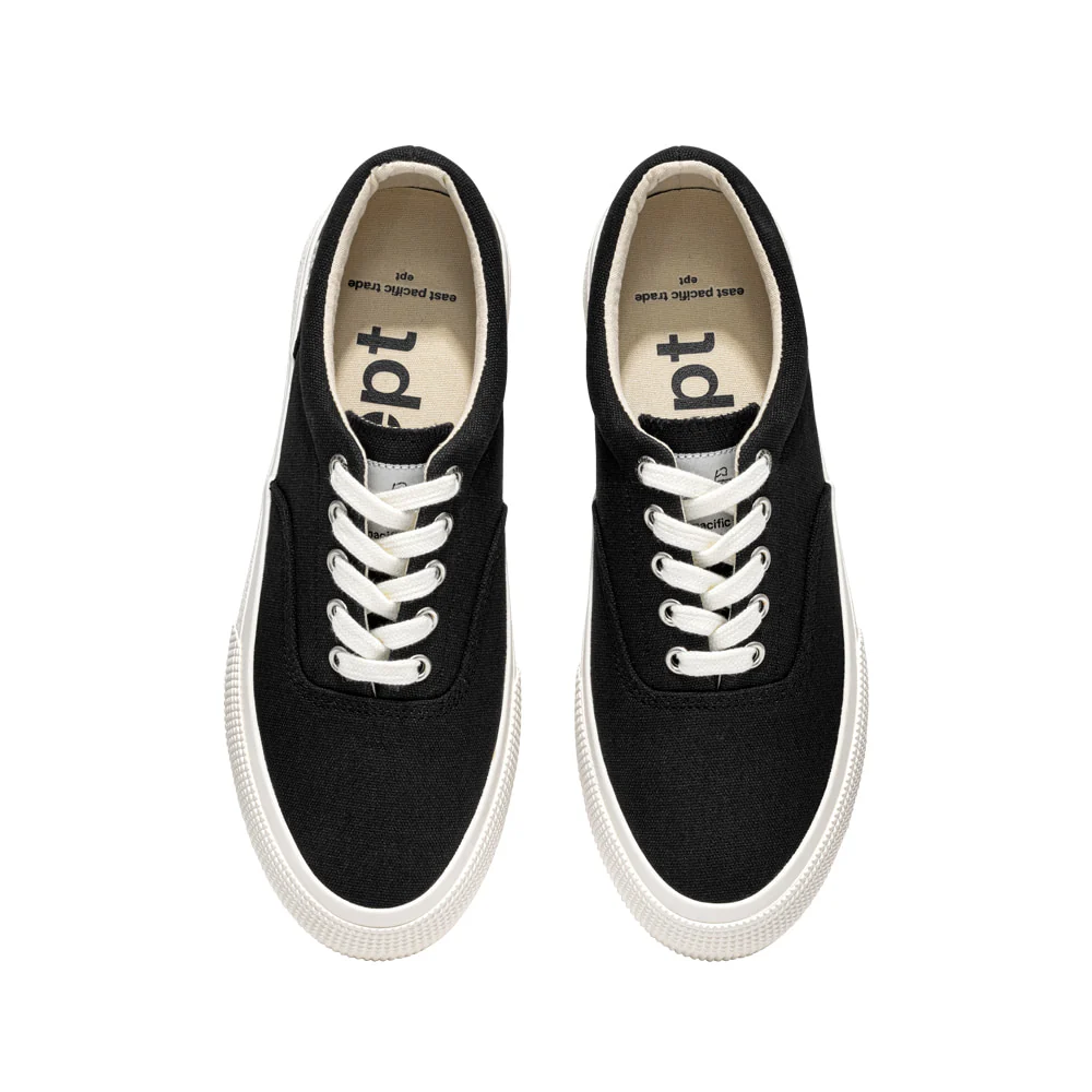 East Pacific Trade Scarpa unisex Deck canvas nera - Image 3