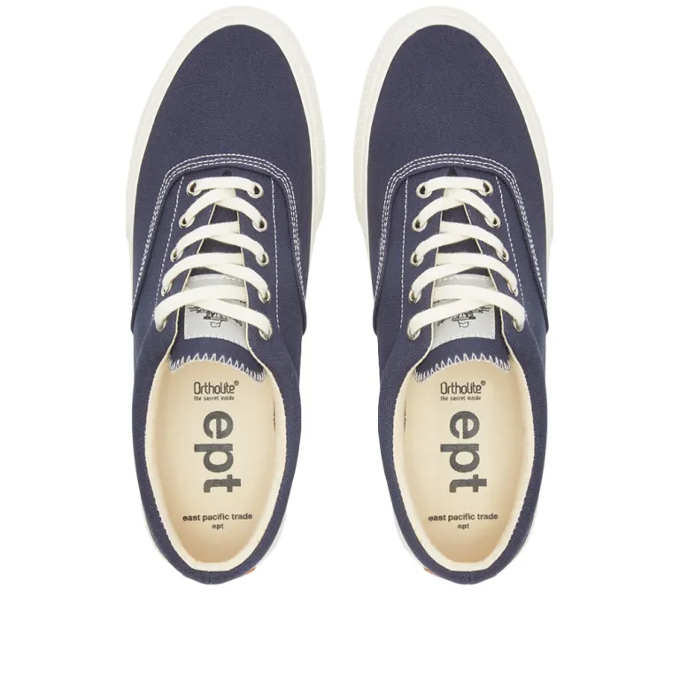 East Pacific Trade Scarpa unisex Deck canvas blu - Image 4