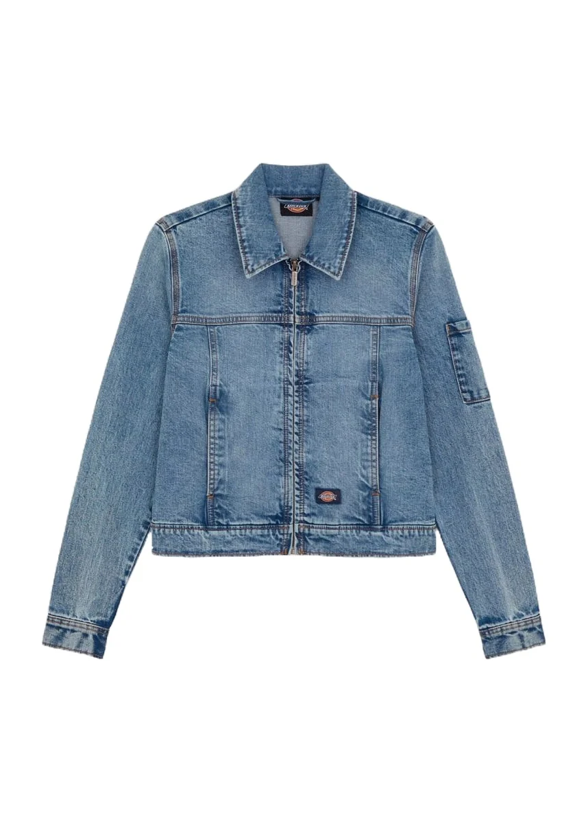 Dickies Giacca di jeans con zip da donna Slim