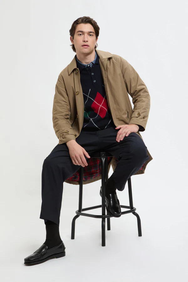 Baracuta Giacca trench da uomo con patta antivento G10 Detachable - Image 5