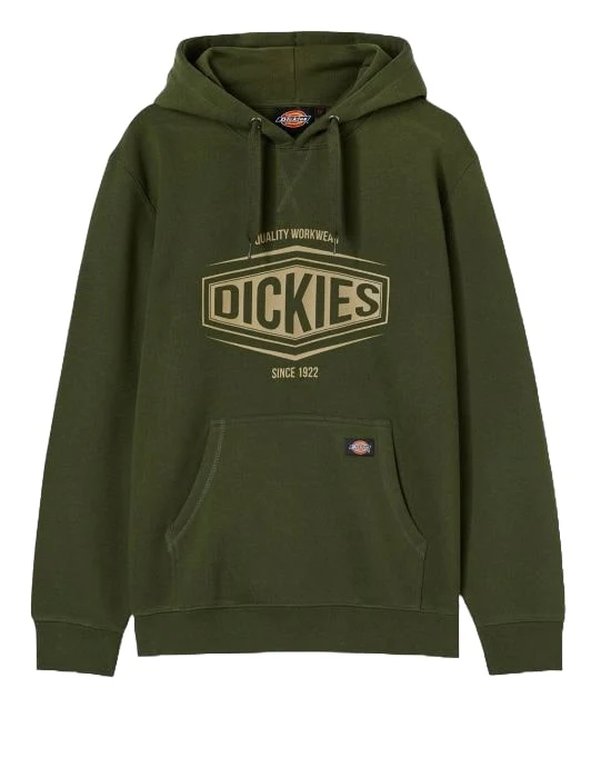 Dickies Felpa Con Cappuccio Uomo Rockfield Verde