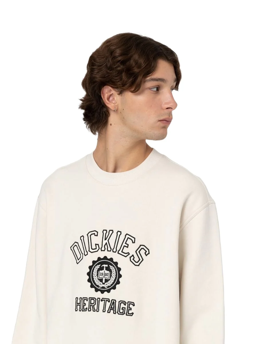 Dickies Felpa girocollo Uomo Oxford Beige - Image 2