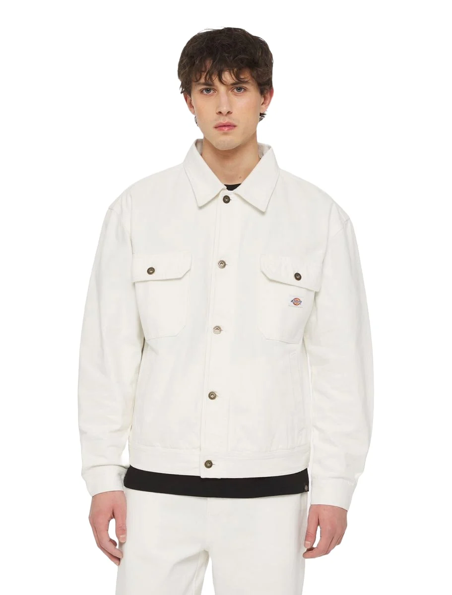 Dickies Giacca in jeans da Uomo Madison Bianca