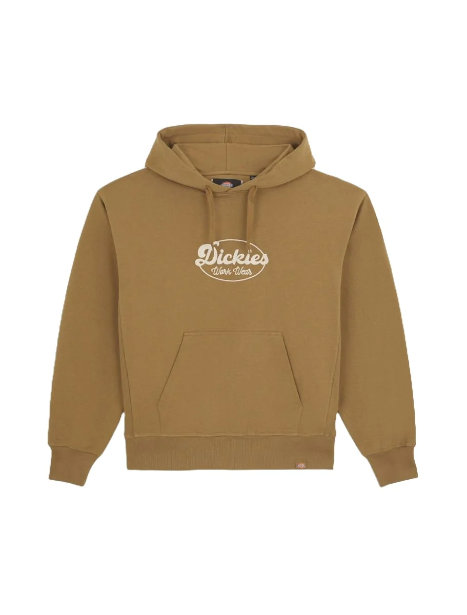 Dickies Felpa cappuccio uomo Gridley beige scuro
