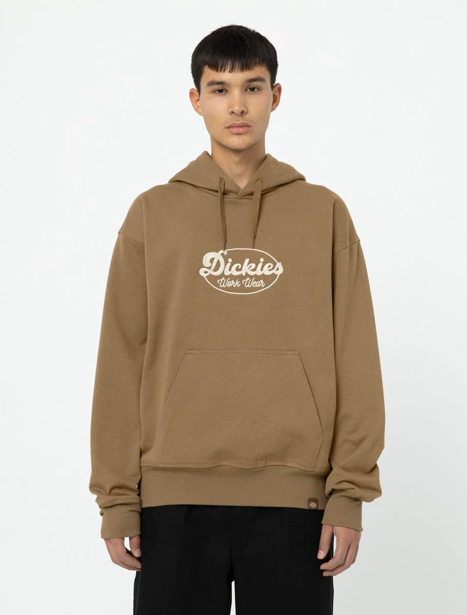 Dickies Felpa cappuccio uomo Gridley beige scuro - Image 3