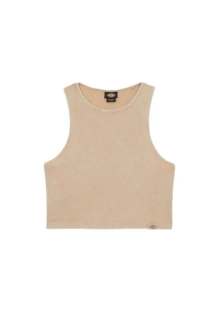 Dickies Canotta corta da donna Newington beige