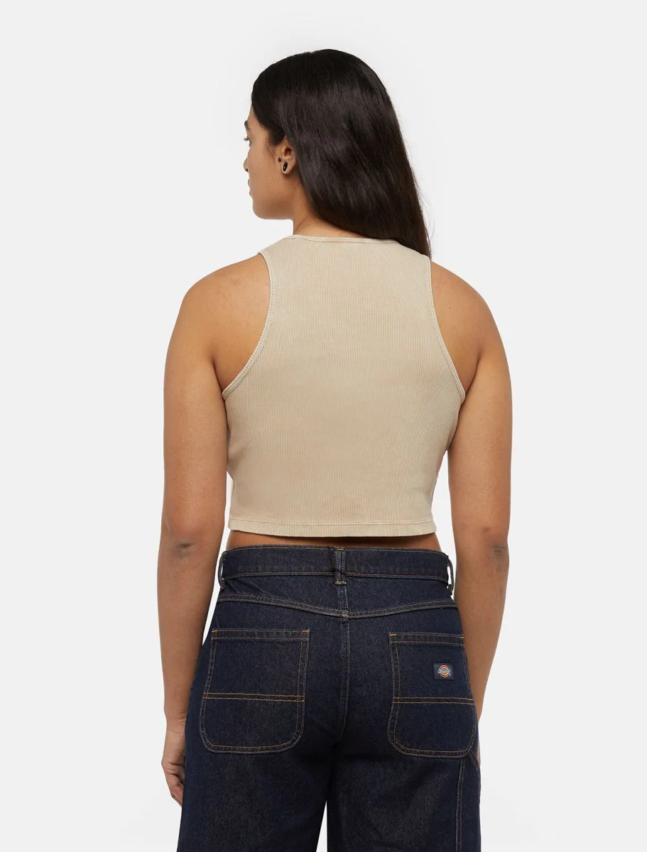 Dickies Canotta corta da donna Newington beige - Image 3
